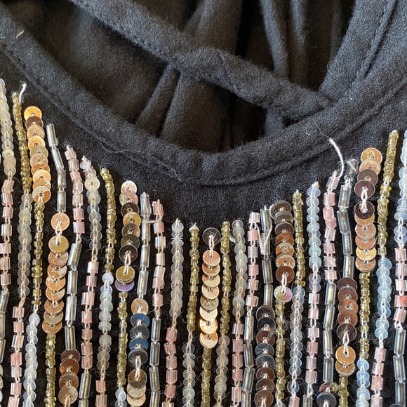 Free People Embellished Crisscross Back Top Size Small - Picture 9 of 13